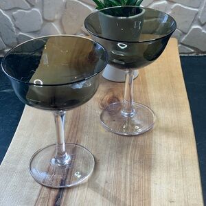 OUI | Set of 2 | Smoky Grey Coupes